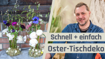 Oster Tischdekoration Ranunkel