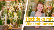 Wiesenblumen Tischdeko