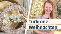 Türkranz Weihnachten selber machen