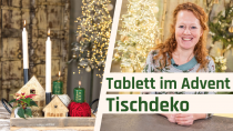 Tablett im Advent