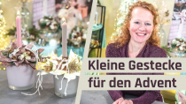 Advent Gesteck Tischdeko 