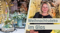 Weihnachtsdeko im Glas