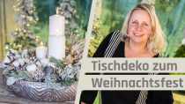 Festliche Tischdeko für Weihnachten