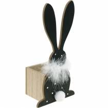 Frühlingsdeko, Floristik24.at -614755-13 Dekofigur, Hase, 30,5cm Ostern, Holzdeko