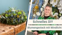 Kategorie Blumenkranz mit Kerze