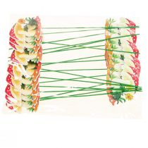 Artikel Dekostecker Holz Blumenstecker Frosch Deko 6,5cm 18 St