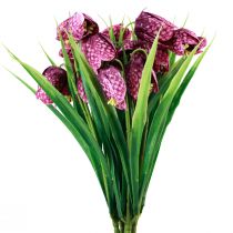 Artikel Fritillaria Lila Schachbrettblume Künstliche Blumen 28cm 6St