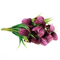 Artikel Fritillaria Lila Schachbrettblume Künstliche Blumen 28cm 6 St