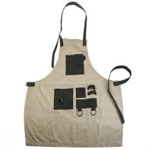 Artikel Garten Werkzeugtasche Schürze Gartenschürze Khaki 83×85cm