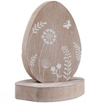 Artikel Tischdeko Osterei Holz Deko Holzei Aufsteller 14,5cm 3St