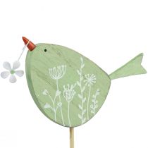 Deko Vogel Tischdeko Ostern Holzdeko Dekofigur 24,5cm 3St