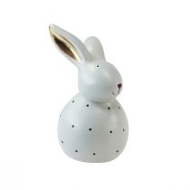 Artikel Osterhasen Deko Figuren Hasen mit Punktmuster 13cm 2St
