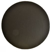 Artikel Natürliche Schieferplatte rund Steintablett Schwarz Ø15cm 6 St