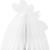Artikel Dekofigur Huhn Wabenpapier Weiß 28,5x15,5x30 cm für Innenbereich