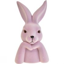 Artikel Hasenbüste Denkender Hase Lila Hell – 2. Wahl – Ostern 16,5×13×27cm