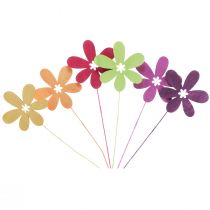 Artikel Frühlingsdeko Blumenstecker Holz Blüte 30,5cm 18 St