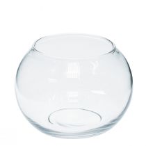Artikel Kugelvase Glas Blumenvase Rund Glas Deko H10cm Ø11cm
