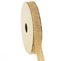 Artikel Juteband Dekoband Natur Bronze Geschenkband B12mm L10m