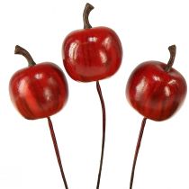 Artikel Mini-Äpfel am Draht 3cm glänzend 24 St