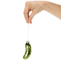 Artikel Glas-Weihnachtsgurke Christbaumanhänger 7 cm Grün 4er Set