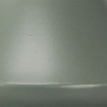 Artikel Vase aus Metall, geschwungene Form, 33 cm, mattgrün, Innenbereich