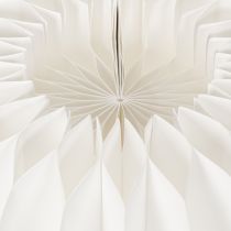 Artikel Wabenpapier Kürbis rund 24 cm weiß für Trockenblumen und Herbstdekoration 4 Stück