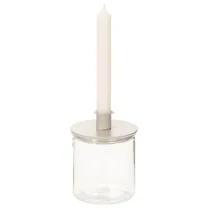 Artikel Glas Windlicht rund 12 cm klares Glas 2er Set