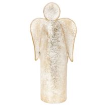 Artikel Kerzenhalter Engel Figur Metall Gold 27 cm Innenbereich