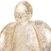Artikel Kerzenhalter Engel Figur Metall Gold 27 cm Innenbereich