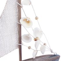 Artikel Segelboot Deko Segelschiff Holz Vintage 18×3,5×24cm