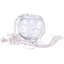 Artikel Makramee Blumenampel Glas Deko Vase Rund Ø13,5cm