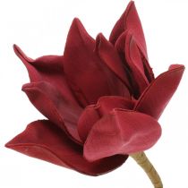 Magnolie Kunstblume am Stiel Ø10cm Foam 6St Verschiedene Farben
