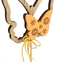 Artikel Blumenstecker Schmetterling Dekostecker Holz 8,5x7cm 12 St