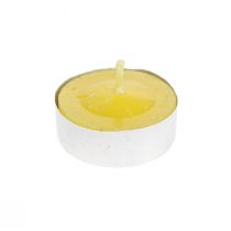 Duftkerze Citronella Kerze, Citronella Teelichter Ø3,5cm H1,5cm 6St