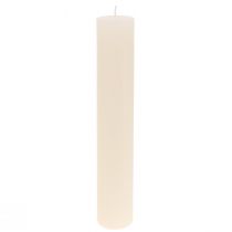 Artikel Große Kerzen Durchgefärbte Stabkerzen Creme 50x300mm 4 St