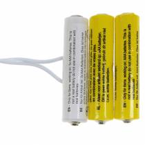 Batterie-Adapter Weiß 3m 4,5V 3 x AAA