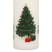 Artikel Adventskalenderkerze Weihnachten Kerze Weiß 150/65mm