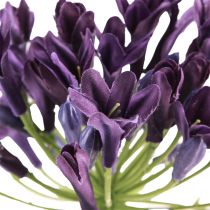 Artikel Agapanthus Kunstblumen Lila Deko Schmucklilien 75cm 2St