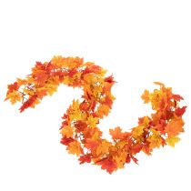 Artikel Künstliche Ahornblatt-Girlande 170 cm Herbstdeko in Rot, Orange und Gelb