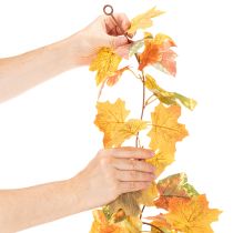 Artikel Ahorn-Girlande aus Kunststoff 165cm Herbstfarben für Dekoration
