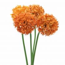 Zierlauch Allium künstlich Orange Ø7cm H58cm 4St
