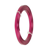 Artikel Aluminium Flachdraht Pink 5mm x 1mm 2,5m