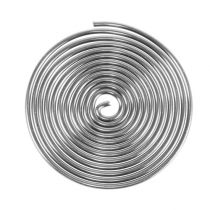 Drahtschnecke Metallschnecke Silber 2mm 120cm 2St