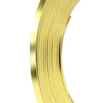 Artikel Aluminium Flachdraht Gold 5mm 10m