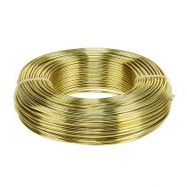 Aluminiumdraht Ø2mm 500g 60m Gold