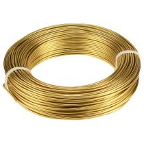 Artikel Aluminiumdraht 2mm Basteldraht Dekodraht Gold 60m 500g