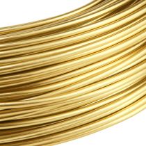 Artikel Aluminiumdraht 2mm Basteldraht Dekodraht Gold 60m 500g