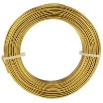 Artikel Aluminiumdraht Gold 2 mm 60 m Biegedraht Dekoration und Schmuck