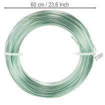 Artikel Aluminiumdraht 2 mm 60 m mintgrün für Bastel- und Dekorationsprojekte