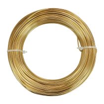Artikel Aluminiumdraht Gold 2mm 60m 500g für Bastel- und Dekorationsarbeiten